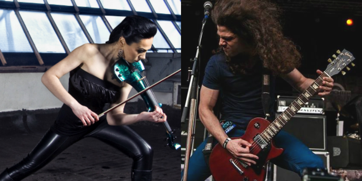 Adrian Sinner (9.7 Richter), colaborare cu violonista Cristina Kiseleff